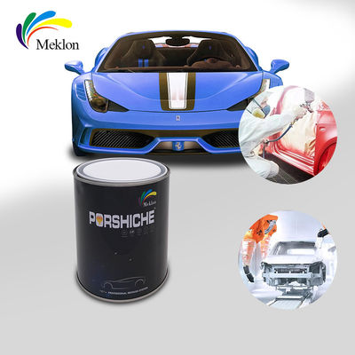 Rociado de pintura para automóviles Pintura superior 2K Pintura superior de pie azul