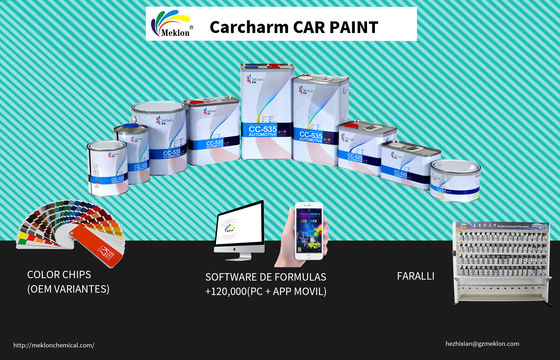 Pintura para automóviles acrílica resistente a la intemperie y rentable, adecuada para la compra al por mayor