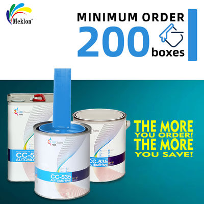 Pintura para automóviles de color azul cristalino inodoro y inoxidable