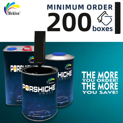 Pintura negra de resina acrílica para automóviles 2K Pintura de colores de punta 2K Pintura de recubrimiento acrílico Pintura de acabado automático