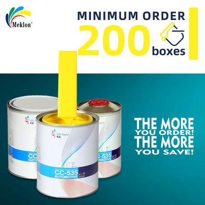 Auto carrocería de pintura de automóviles Tinting Machine 1K amarillo basecoat colores de perla de cristal recubrimiento de automoción pintura en aerosol