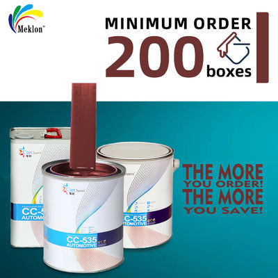 Sistema de mezcla de pintura de carrocería de automóviles 1K Cooper Basecoat Colores de perla Revestimiento de cristal pintura en aerosol de automóviles