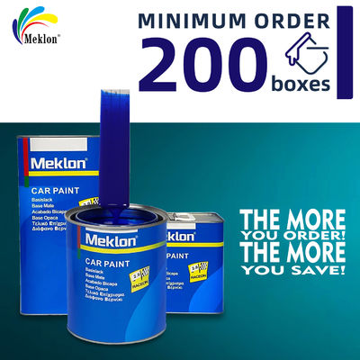 Pintura de carrocería de automóviles 1K Basecoat Colores de perla azul de cristal Revestimiento automotriz Spray Base de automóviles