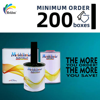 1K Negro de la pintura automotriz Colores Espectrophotometer mezclar máquina de tinteado 1K Topcoat Automotive Refinishing Color de carrocería de automóviles