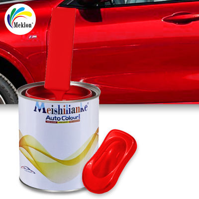 Pintura automotriz Auto Refinish1k Rojo Basecoat Efecto espejo de alto brillo Pintura automotriz Refinish