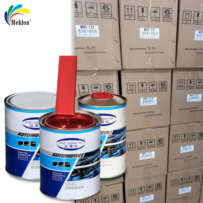 1K Red Car Refinish Paint Equipos independientes de I + D y producción con gráficos de masterbatch y tarjetas de color