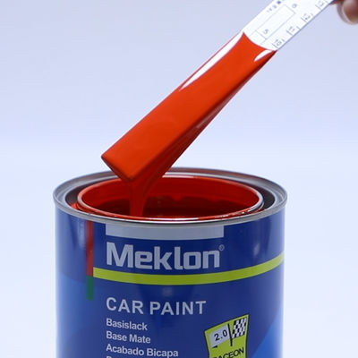 Buena nivelación 2K Naranja Rojo Pintura metálica para automóviles Acrílico Liquid Coating Spray