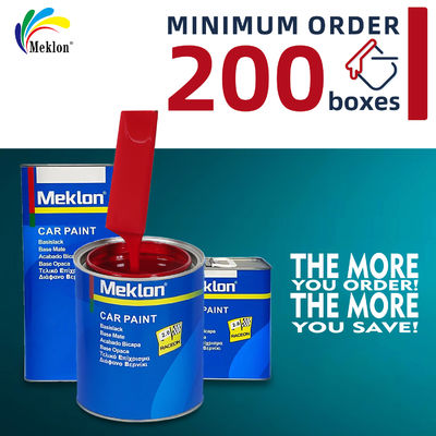 Buena nivelación 2K Naranja Rojo Pintura metálica para automóviles Acrílico Liquid Coating Spray