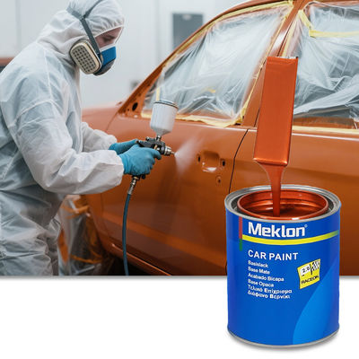 Pintura de automóviles de color naranja 2K para fabricantes de pintura de automóviles