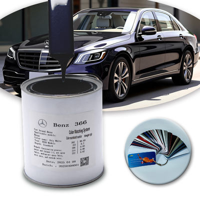 Pintura de automóvil acrílica de perla azul 1K Premium para Mercedes-Benz DB366 Fórmula ecológica en agua