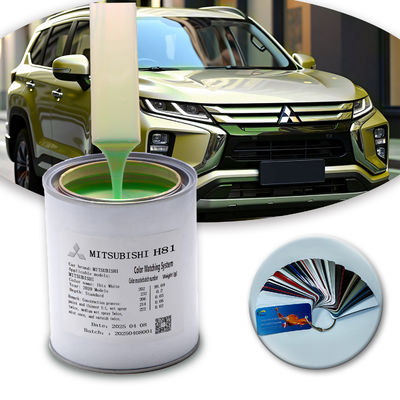 Tecnología de Acrílico 1K Refinar pintura de automóviles para altas temperaturas y ambientes secos con efecto de oro de champán