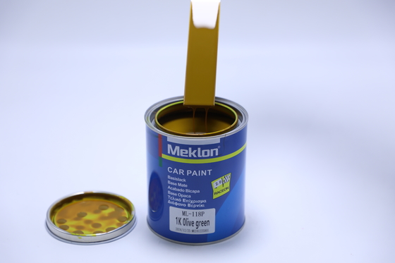 Pintura para coche verde oliva personalizada con acabado resistente a los rayos UV y alto brillo para repintado y personalización automotriz
