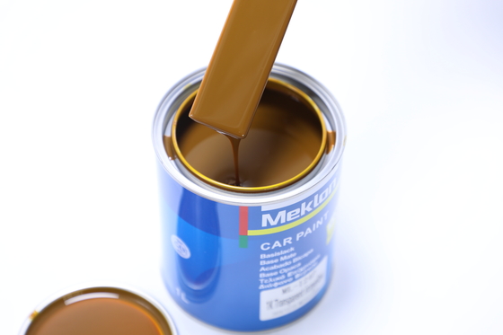 Pintura de coche amarilla hierro de alto rendimiento y multiusos con secado rápido y duradero para repintado automotriz