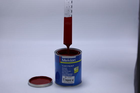 Pintura de automóvil rojo transparente y resistente a los arañazos, protección contra los rayos UV y rentable para el acabado y la personalización de automóviles