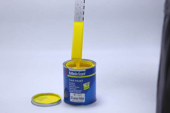 Pintura de automóvil de venta caliente amarilla de limón resistente al tiempo y al calor