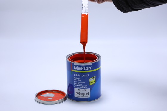 MK223 coincide con la llama de puesta de sol original metal naranja rojo pintura anti-UV del coche