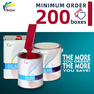 Pintura de coches de color rojo cristalino brillante y resistente a la intemperie