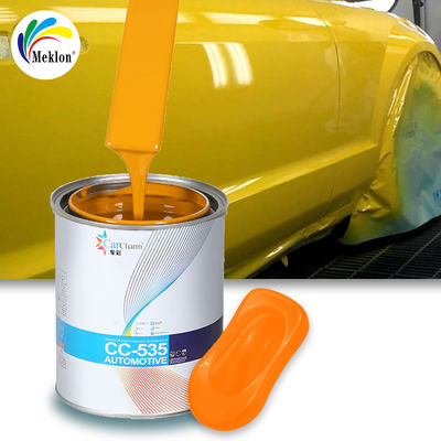 Pintura para coche acrílica de secado rápido de alto rendimiento, amarillo soleado, resistente a los rayos UV