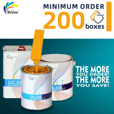 Pintura para coche acrílica de secado rápido de alto rendimiento, amarillo soleado, resistente a los rayos UV