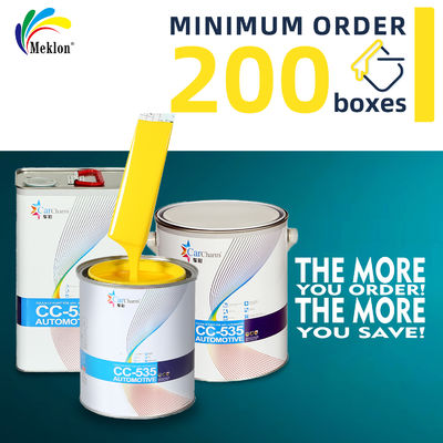 Amarillo limón, respetuoso con el medio ambiente y duradero, combinado con la pintura original del coche