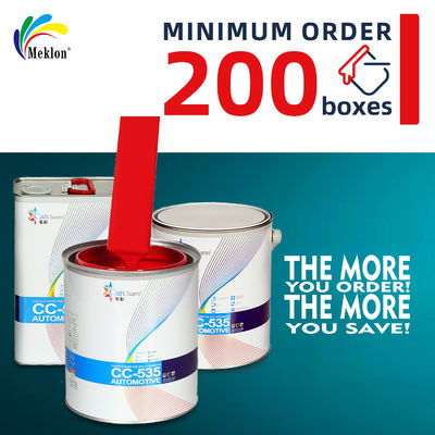 Pintura para Coche de Secado Rápido Rojo Carmesí de Alto Rendimiento 1K