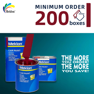 Pintura para coche 1K2K con alto poder expresivo y alta cobertura, rojo oscuro para coche