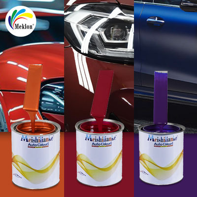 Pintura para reparación de automóviles naranja roja resistente a la intemperie y a los rayos UV