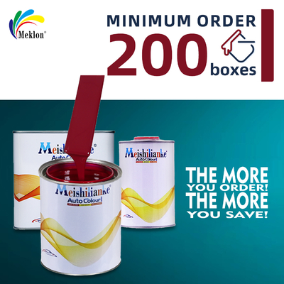 Pintura de reparación de automóviles de color rojo resistente al clima y a altas temperaturas