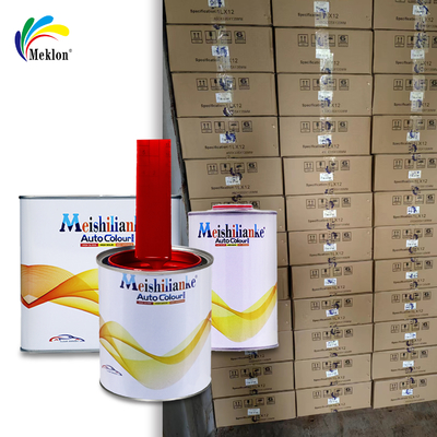 Color original de fábrica de calidad que coincide con alta brillo pintura de reparación de automóviles de color rojo brillante metálico