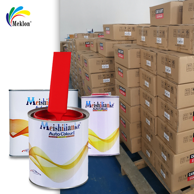 Efecto de calidad original de fábrica de venta caliente de alto costo-efectivo resistente a los arañazos y resistente al desgaste pintura de reparación de automóviles de color rojo brillante