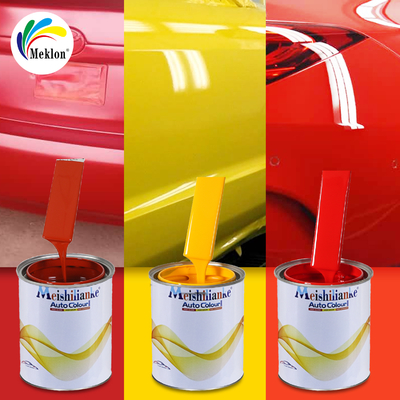 Efecto de calidad original de fábrica de venta caliente de alto costo-efectivo resistente a los arañazos y resistente al desgaste pintura de reparación de automóviles de color rojo brillante