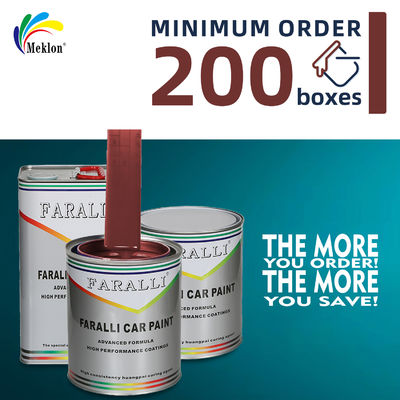 Pintura para automóviles de color rojo oscuro de alto brillo resistente a los rayos UV