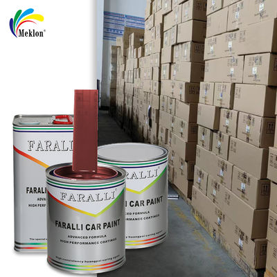 Pintura para automóviles de color rojo oscuro de alto brillo resistente a los rayos UV