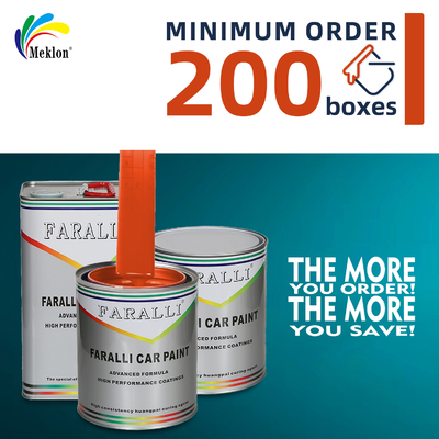 Pintura en aerosol para coche naranja de secado rápido y eficiente 1K2K