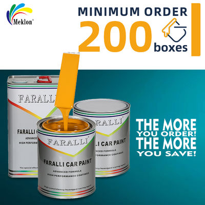 Pintura para coche amarilla de alto rendimiento, resistente a la intemperie, de bajo costo, venta directa del fabricante