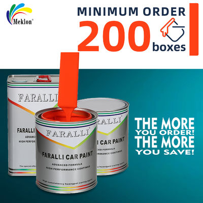 Venta caliente y rentable pintura de reparación de automóviles de color naranja brillante para pintura de automóviles