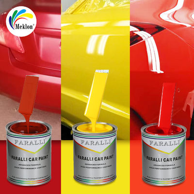 Venta caliente y rentable pintura de reparación de automóviles de color naranja brillante para pintura de automóviles