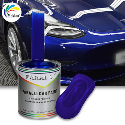 Pintura metálica azul profundo de secado rápido y eficiente que coincide con el color original de fábrica para pintar con aerosol de automóviles