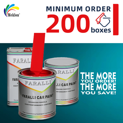 Pintura en aerosol para coche rojo brillante, duradera y resistente al desgaste, suministrada por la fábrica