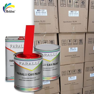 Pintura en aerosol para coche rojo brillante, duradera y resistente al desgaste, suministrada por la fábrica