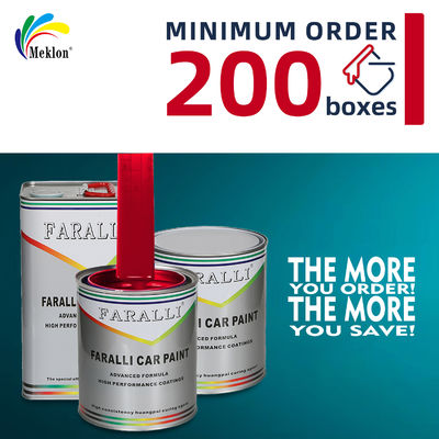 Venta Directa del Fabricante de Pintura Automotriz Rojo Brillante de Alto Brillo Continuo Resistente a los Rayos UV