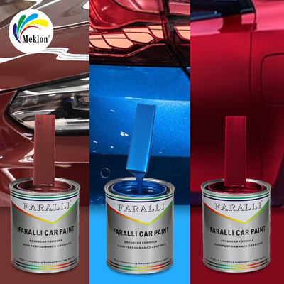 Pintura para coche rojo brillante 1K2K personalizable, resistente al desgaste y a la intemperie