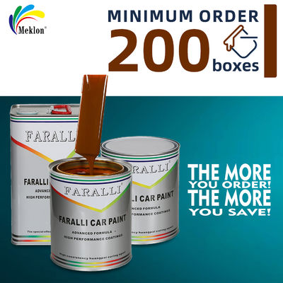 Pintura para coche marrón ecológica 1K2K con resistencia a los arañazos y a altas temperaturas