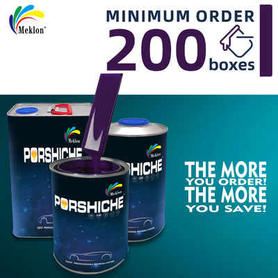 Pintura de pulverización para automóviles de color morado negro acrílico con propiedades anticorrosivas de alto rendimiento y de larga duración