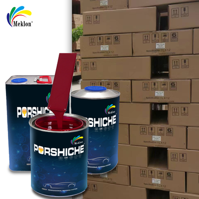 Combina el color original de fábrica con una alta rentabilidad para la reparación y pintura de coches rojo vino.