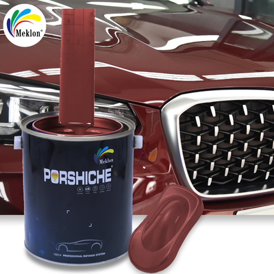 Pintura para coche rojo oscuro de bajo VOC para metal, plástico y fibra de vidrio