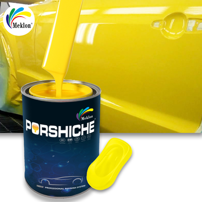 Pintura para automóviles de color amarillo limón de alto brillo - 380 g/l de COV