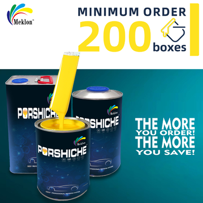 Pintura para automóviles de color amarillo limón de alto brillo - 380 g/l de COV