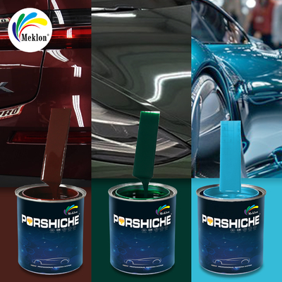 Pintura de automóvil de color rojo oscuro metálico mate de secado rápido