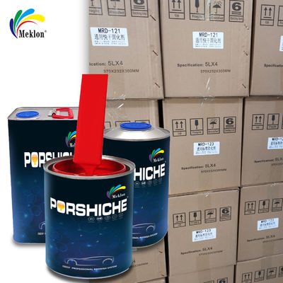 Pintura de aerosoles para automóviles de color rojo resistente a los arañazos con bajo contenido de COV